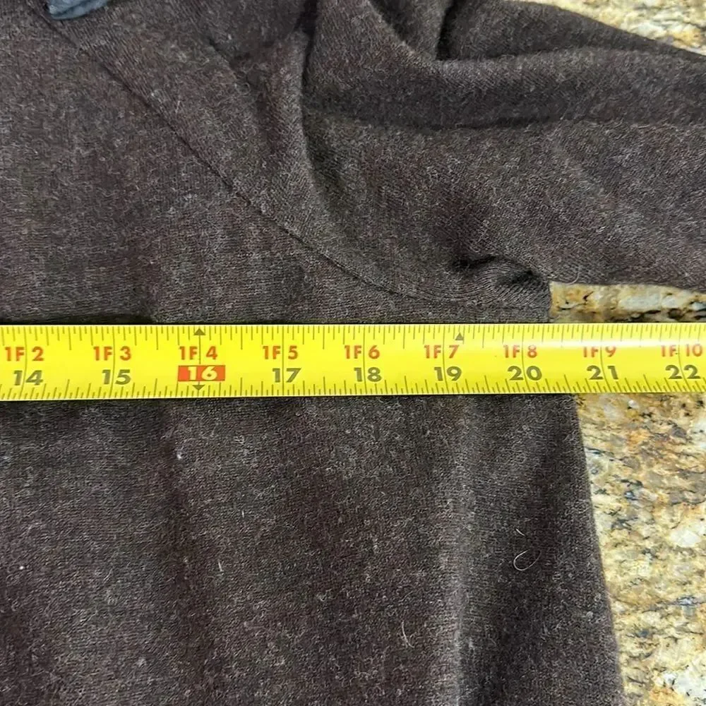 Marc By Marc Jacobs Vintage Brown Wool Blend Long Sleeve Dress Size M
